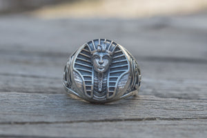 Egypt Handmade Ring Sterling Silver Jewelry - vikingworkshop