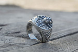 Egypt Handmade Ring Sterling Silver Jewelry - vikingworkshop