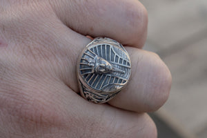 Egypt Handmade Ring Sterling Silver Jewelry - vikingworkshop