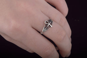 Ankh Egypt Ring Sterling Silver Jewelry - vikingworkshop