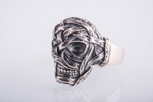 Ring with Mummy Sterling Silver Egypt Jewelry - vikingworkshop
