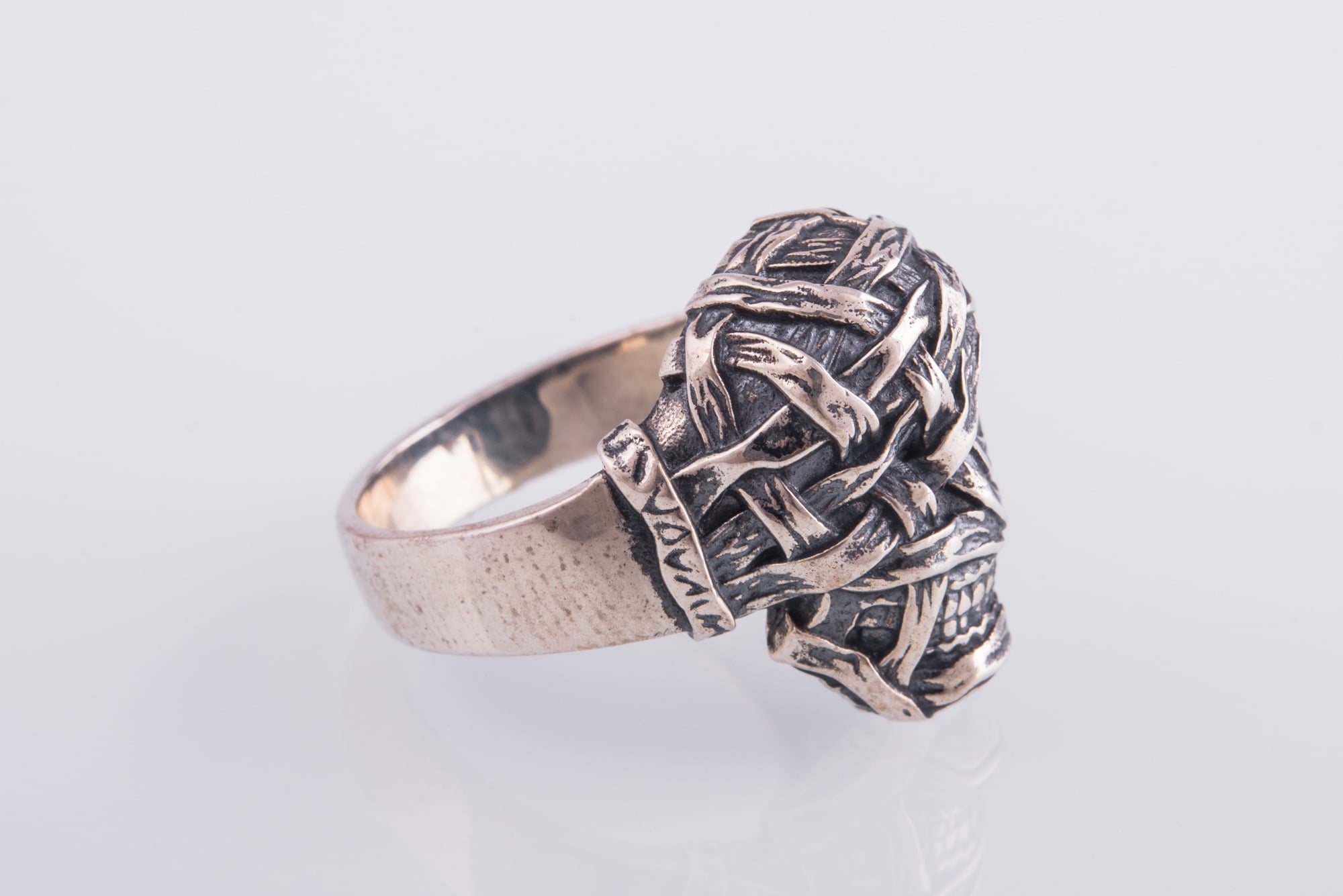 Ring with Mummy Sterling Silver Egypt Jewelry - vikingworkshop