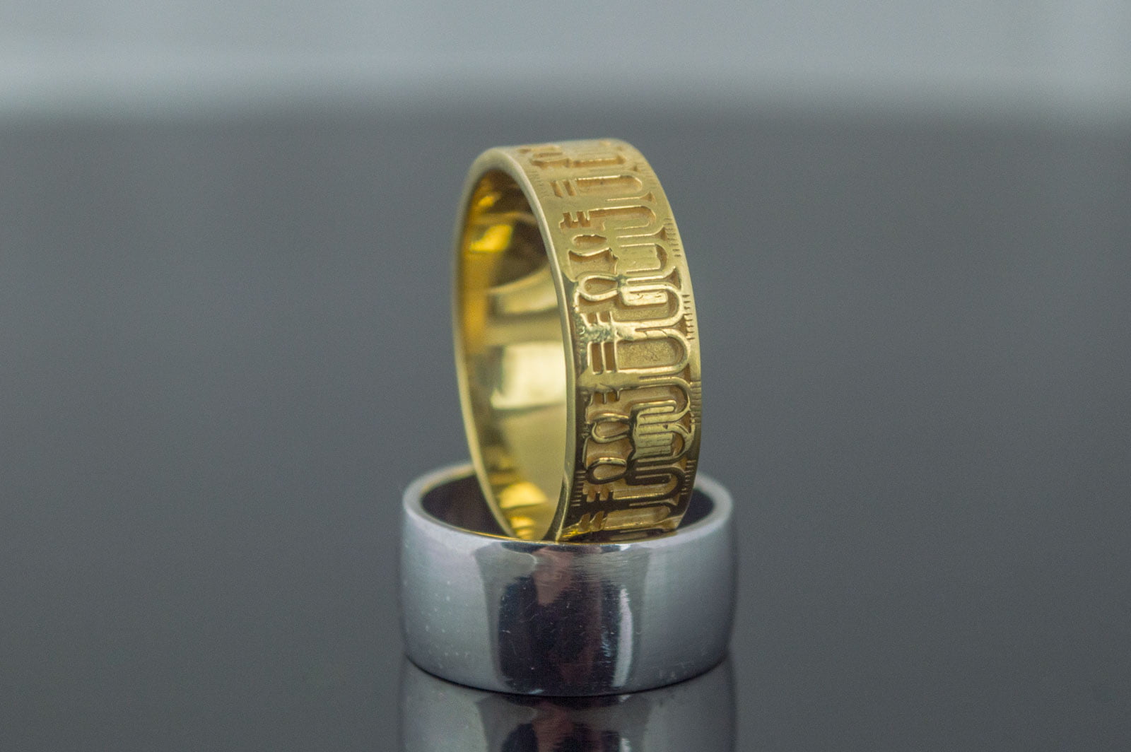 Tyet Symbol Ring Gold Egypt Jewelry - vikingworkshop