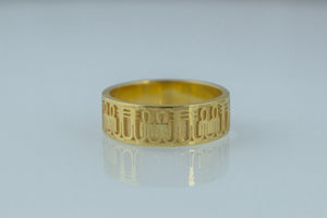 Tyet Symbol Ring Gold Egypt Jewelry - vikingworkshop