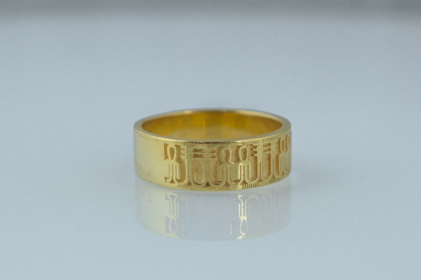 Tyet Symbol Ring Gold Egypt Jewelry - vikingworkshop