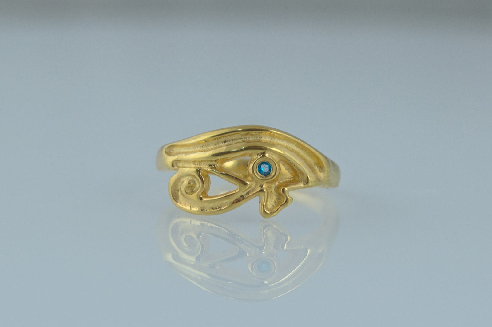 Uadjet Ring Gold Egypt Jewelry - vikingworkshop