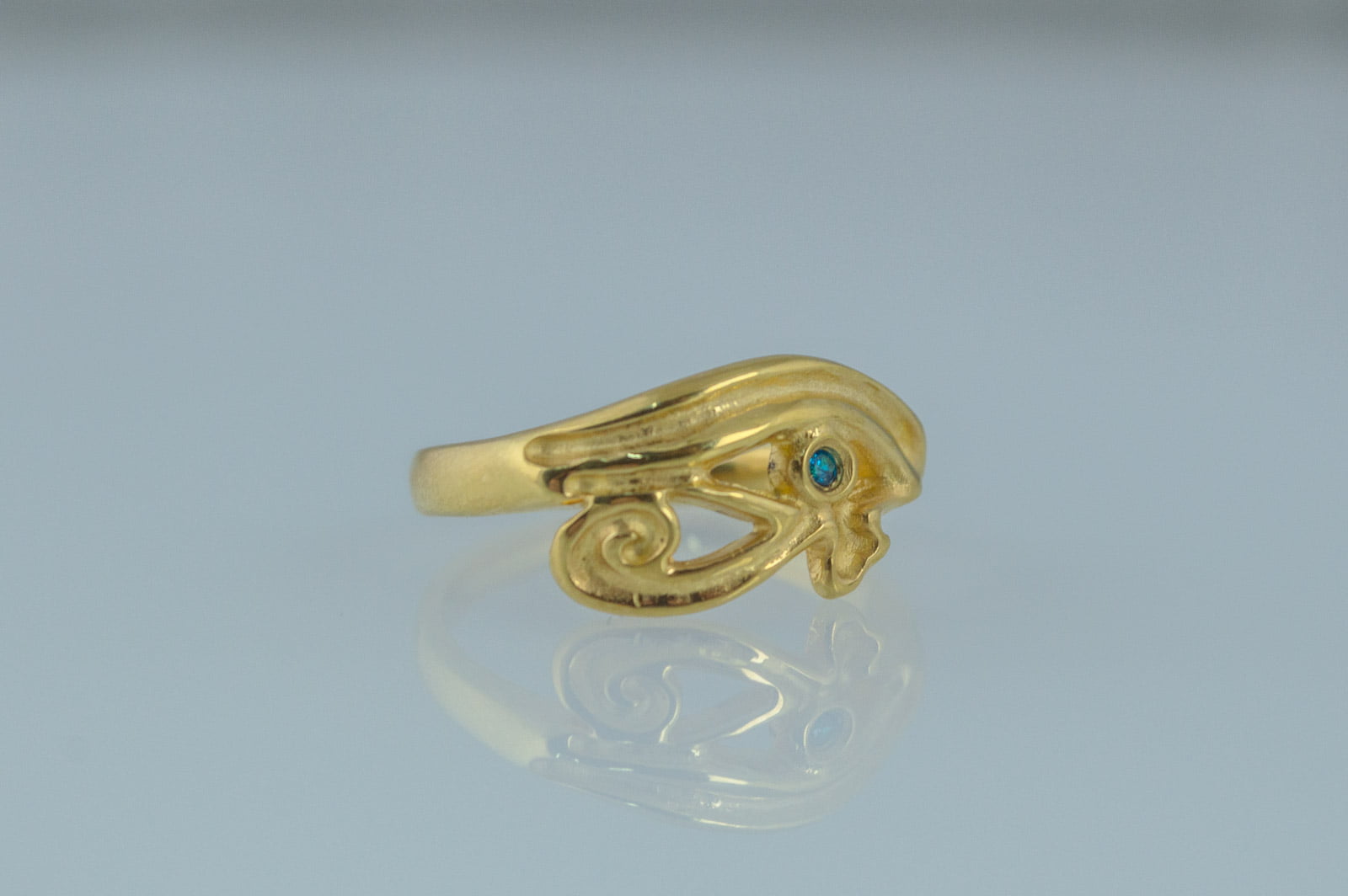 Uadjet Ring Gold Egypt Jewelry - vikingworkshop