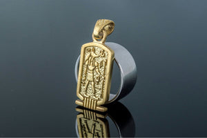 Anubis Pendant Gold Egypt Jewelry - vikingworkshop