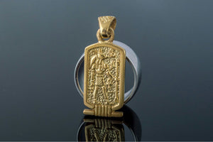 Anubis Pendant Gold Egypt Jewelry - vikingworkshop