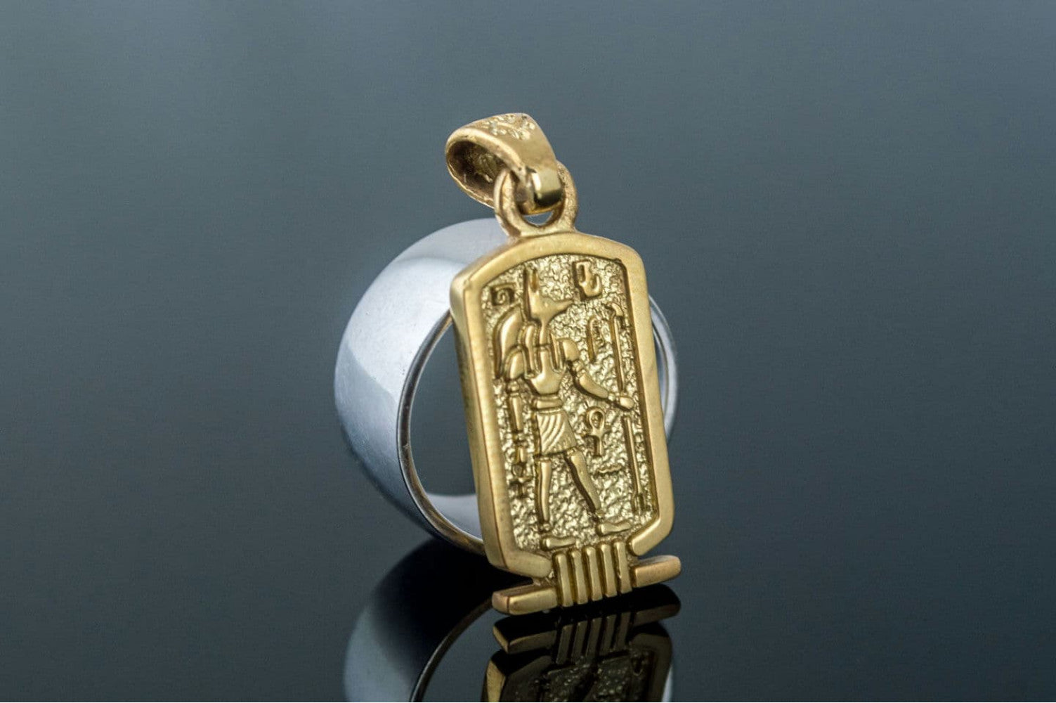 Anubis Pendant Gold Egypt Jewelry - vikingworkshop