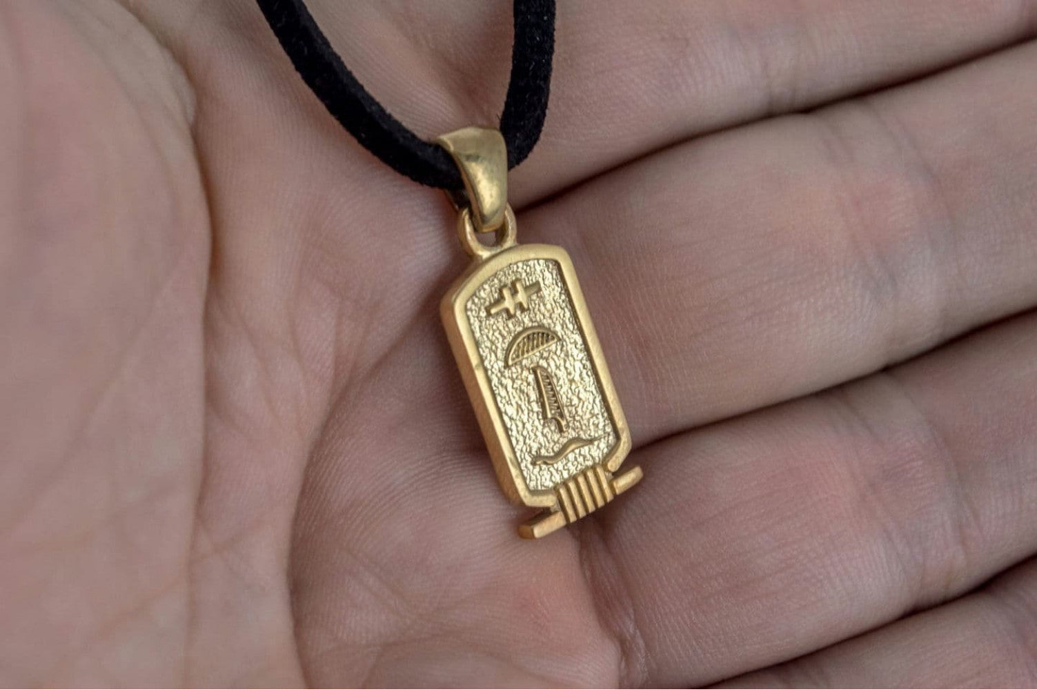 Anubis Pendant Gold Egypt Jewelry - vikingworkshop