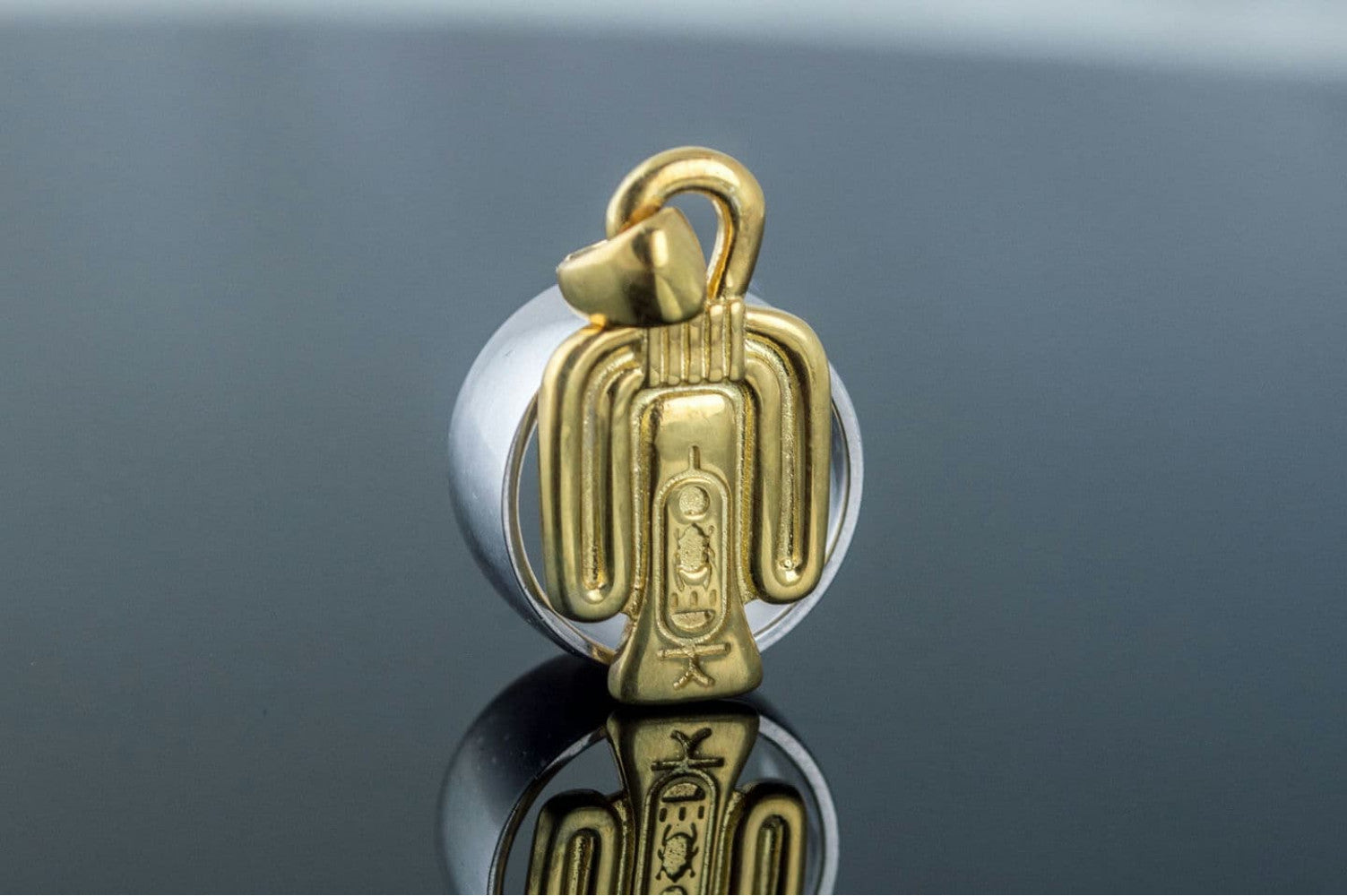 Tyet Amulet Pendant Gold Egypt Jewelry - vikingworkshop