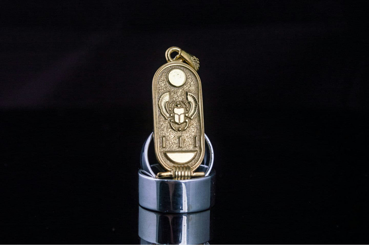 Pendant with Egypt Symbols Gold Egypt Handcrafted Jewelry - vikingworkshop