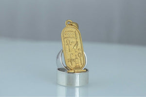 Pendant with Egypt Symbols Gold Egypt Handcrafted Jewelry - vikingworkshop