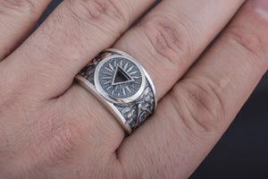 Masonic Ring Sterling Silver Handcrafted Jewelry - vikingworkshop