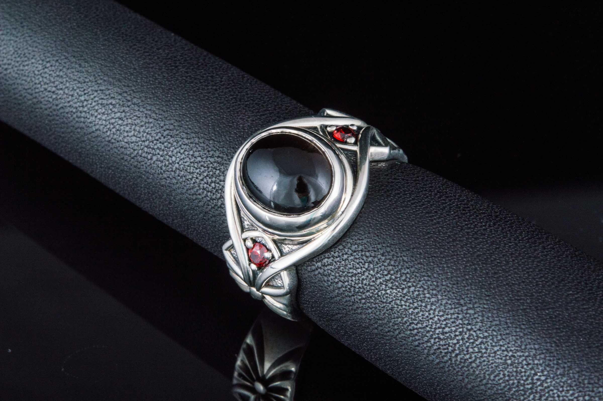 Ring with Smoky quartz Sterling silver fashion Jewelry - vikingworkshop