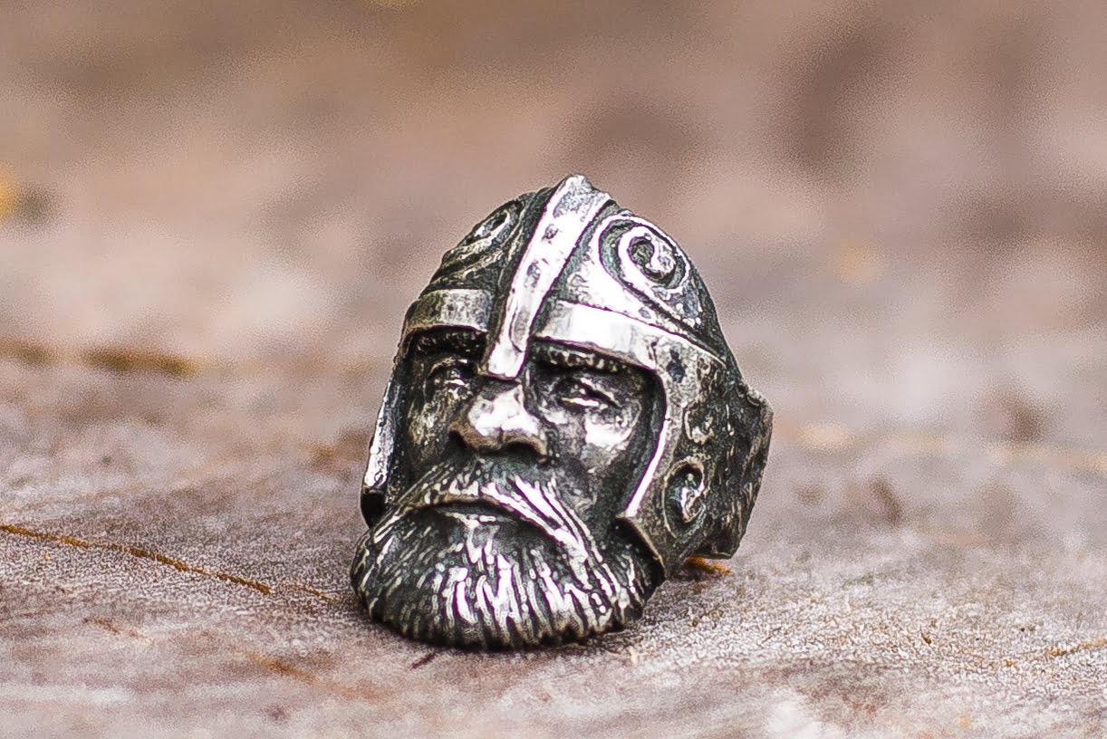 Viking Ring Sterling Silver Scandinavian Ring Norse Jewelry - vikingworkshop