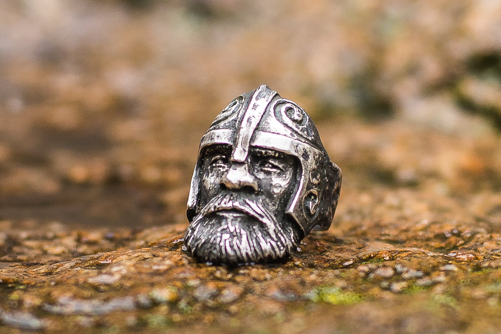 Viking Ring Sterling Silver Scandinavian Ring Norse Jewelry - vikingworkshop