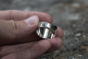 Pagan Ring with Ornament Sterling Silver Viking Jewelry - vikingworkshop