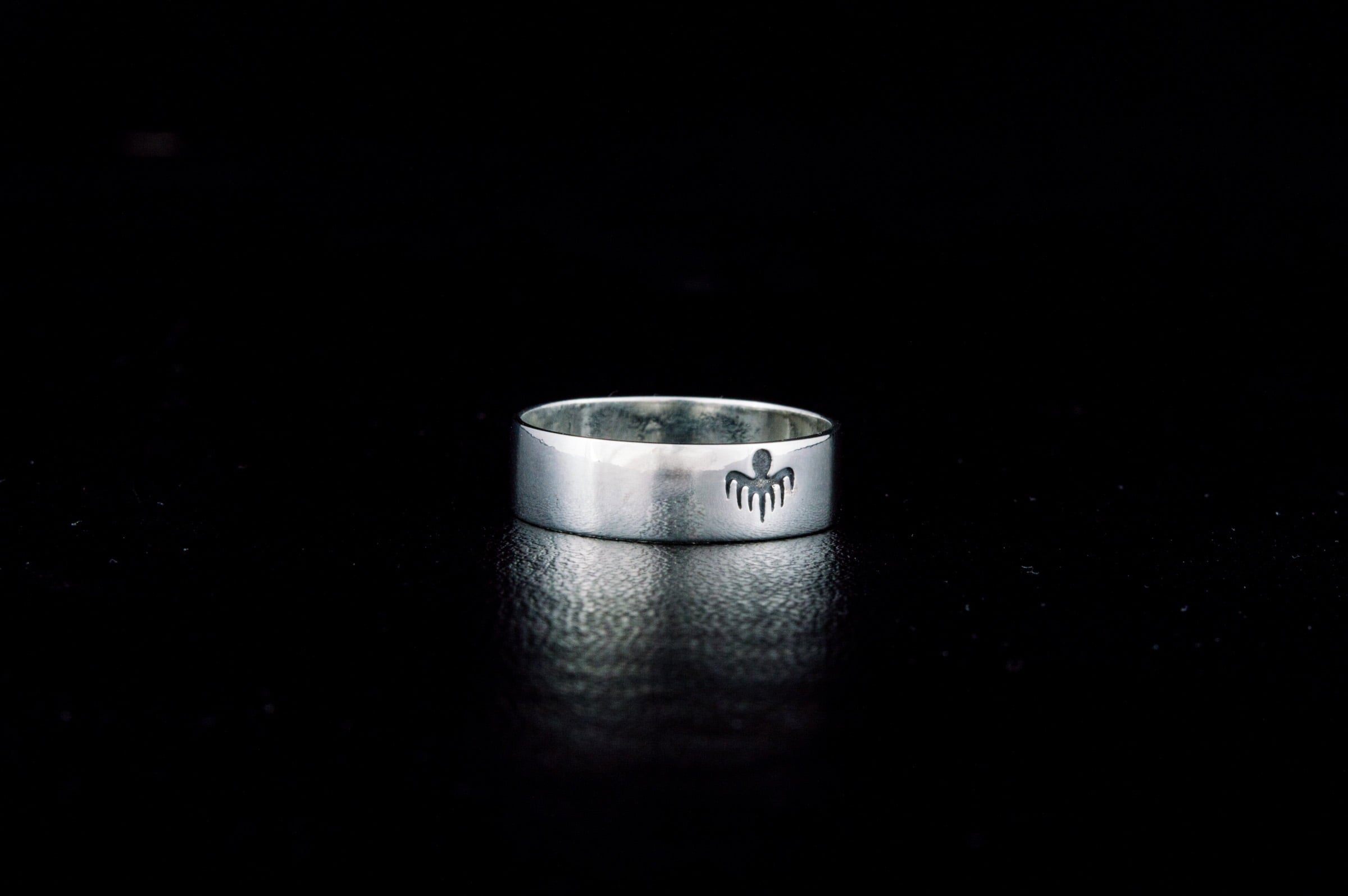 Spectre Ring Sterling Silver Unique Jewelry - vikingworkshop