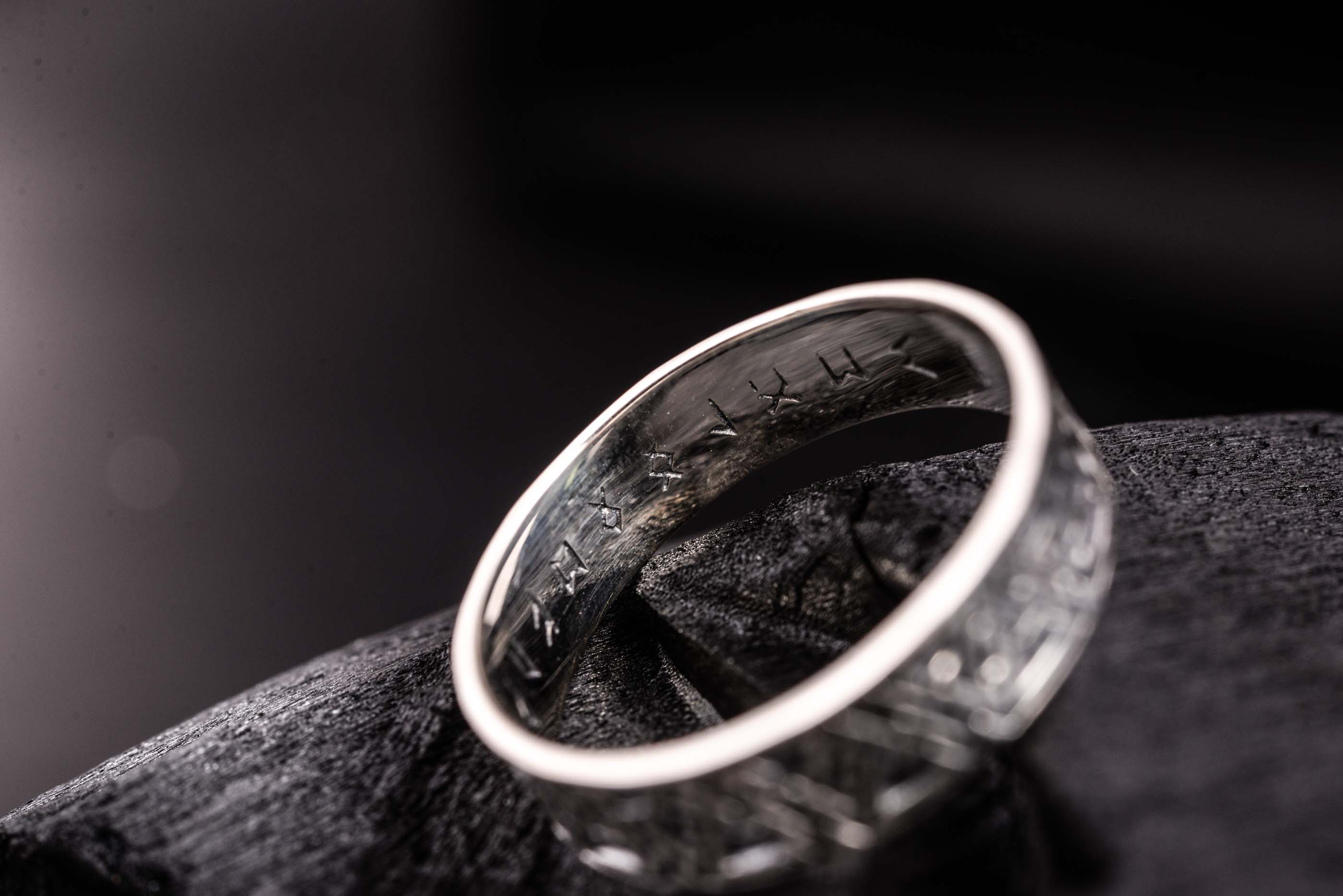 Ring with Valknut Symbol Sterling Silver Viking Jewelry - vikingworkshop