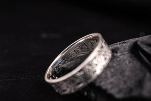 Ring with Valknut Symbol Sterling Silver Viking Jewelry - vikingworkshop