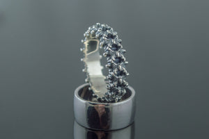 Spine Ring Sterling Silver Viking Workshop Jewelry - vikingworkshop