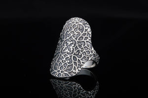 Handmade Boho Style Ring Sterling Silver Jewelry - vikingworkshop