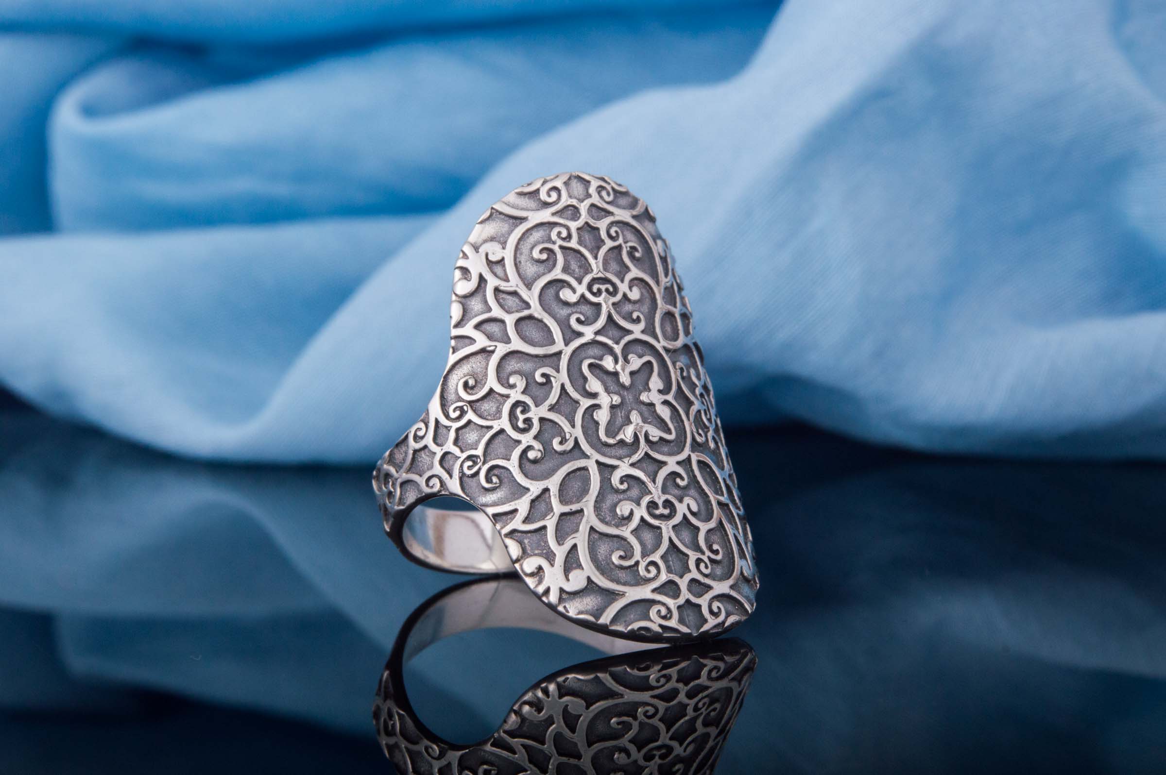 Handmade Boho Style Ring Sterling Silver Jewelry