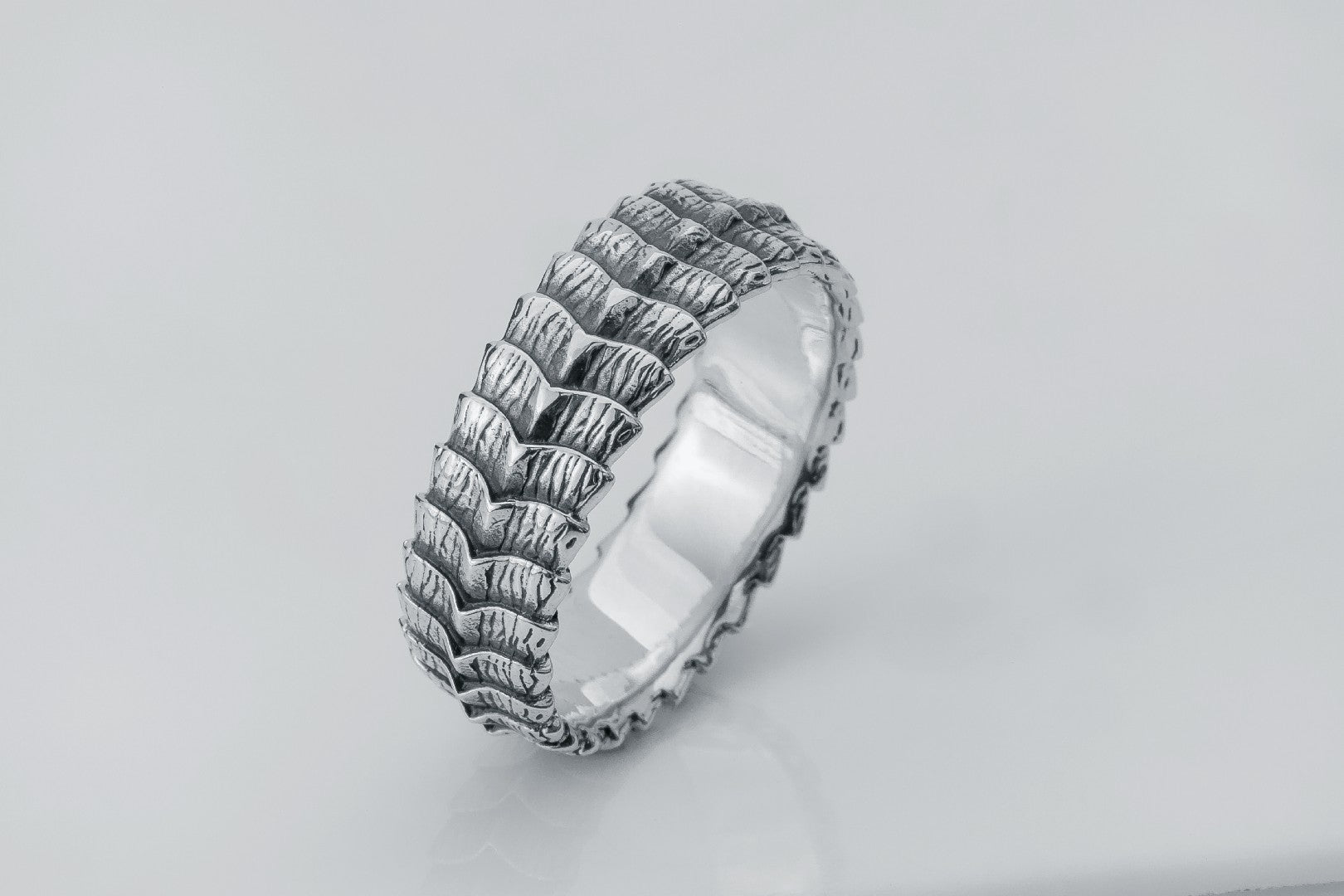 Dragon Scale Ring 925 Silver