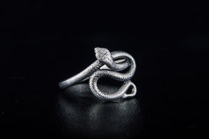 925 Silver Snake ring, Unique Fashion Jewelry - vikingworkshop