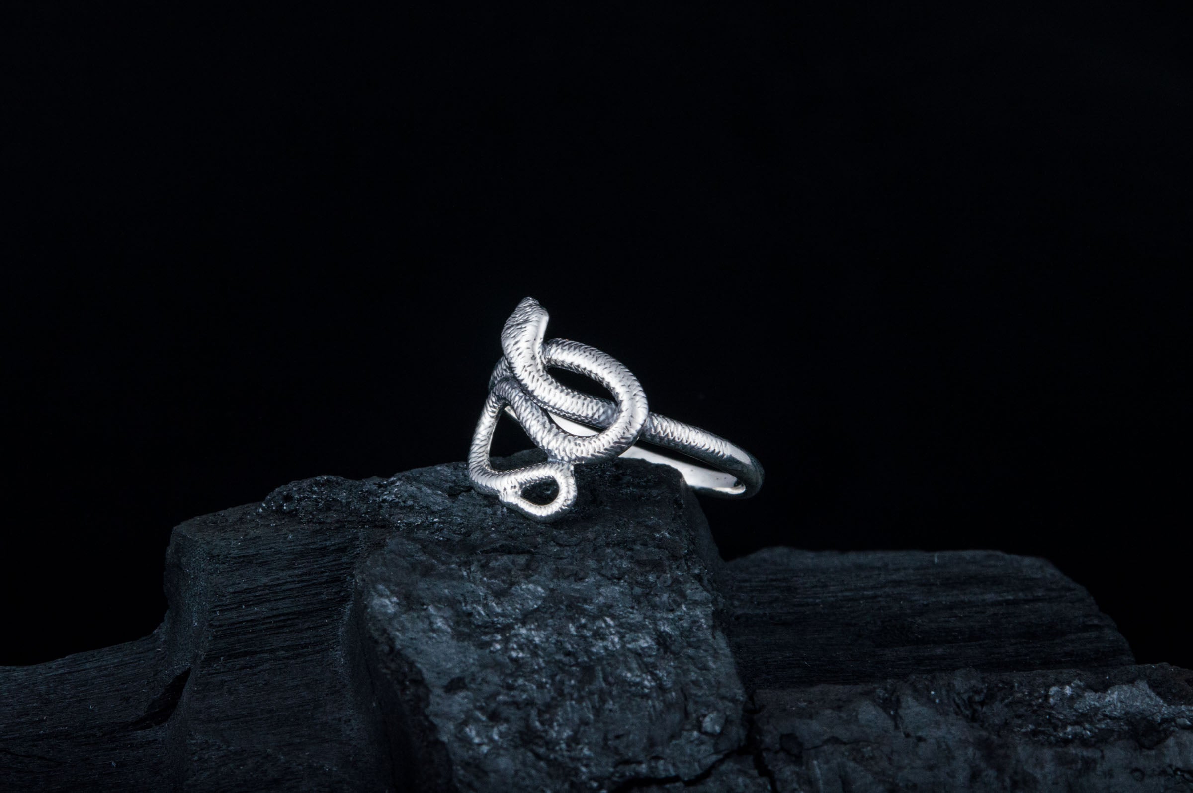 925 Silver Snake ring, Unique Fashion Jewelry - vikingworkshop