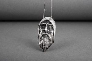 Odin Allfather Sterling Silver Pendant Viking Amulet - vikingworkshop