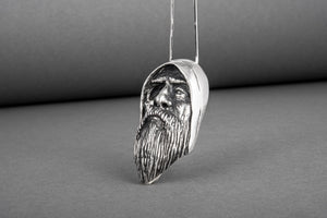 Odin Allfather Sterling Silver Pendant Viking Amulet - vikingworkshop