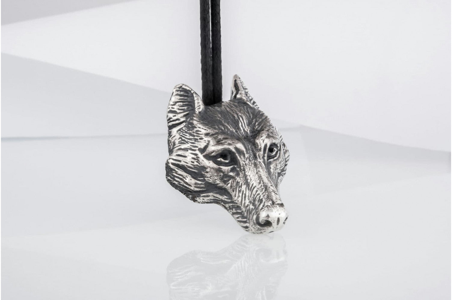 Wolf Pendant Sterling Silver Viking Amulet