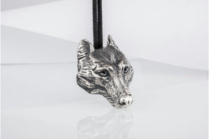 Wolf Pendant Sterling Silver Viking Amulet - vikingworkshop