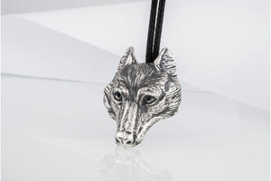 Wolf Pendant Sterling Silver Viking Amulet - vikingworkshop