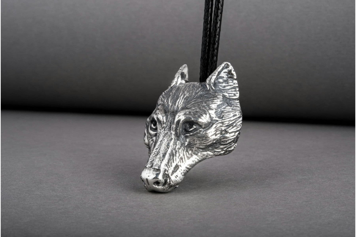 Wolf Pendant Sterling Silver Viking Amulet - vikingworkshop