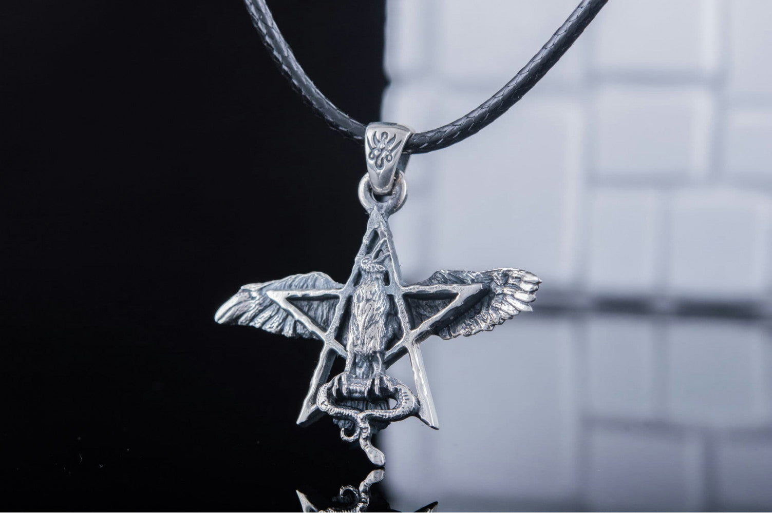 Aarhus Pendant Sterling Silver Viking Jewelry - vikingworkshop