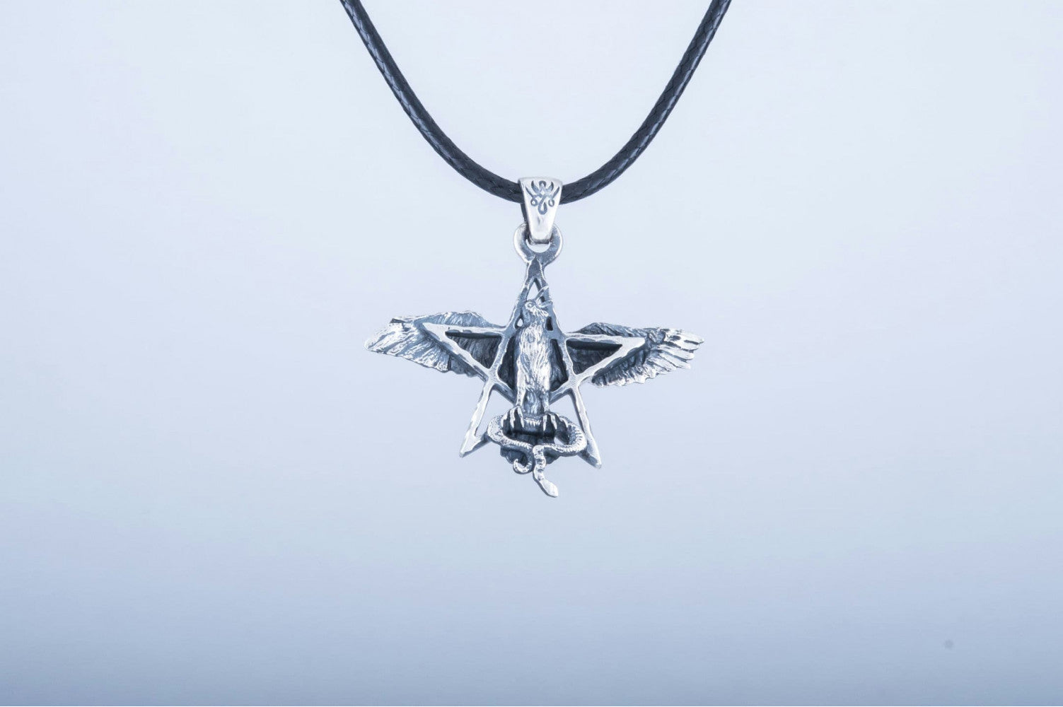 Aarhus Pendant Sterling Silver Viking Jewelry - vikingworkshop