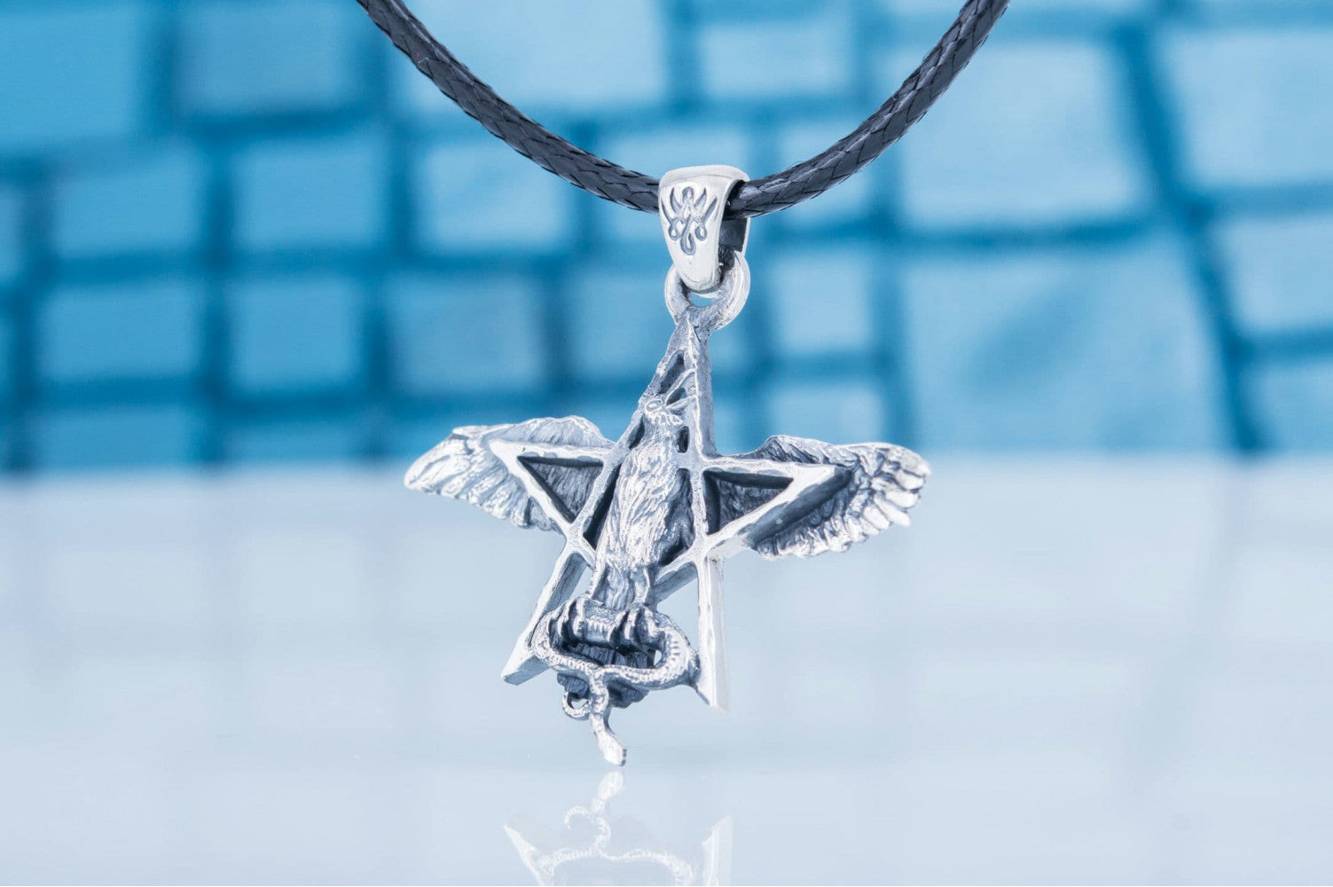 Aarhus Pendant Sterling Silver Viking Jewelry - vikingworkshop