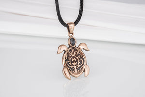 Tortoise Pendant Bronze Jewelry - vikingworkshop