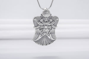 Sterling Silver Loki Pendant, Handmade Jewelry - vikingworkshop