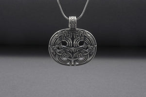 Viking Knot Sterling Silver Pendant, Handmade Jewelry - vikingworkshop