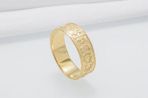 Egypt Symbol Ring Gold Unique Handmade Jewelry - vikingworkshop