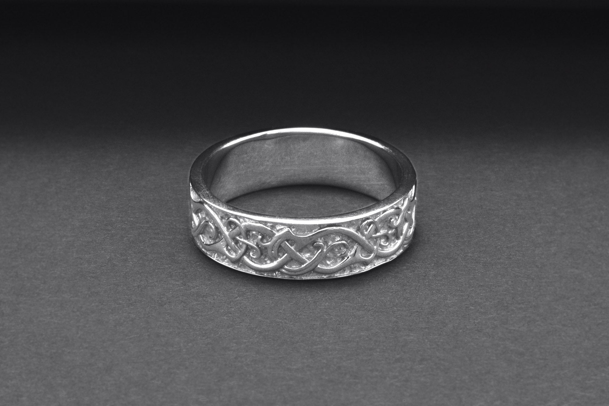 950 Platinum Egypt Symbol Ring, Unique Handmade Jewelry - vikingworkshop