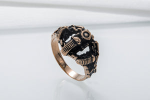 Motobike Ring Bronze Biker Jewelry - vikingworkshop