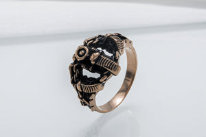 Motobike Ring Bronze Biker Jewelry - vikingworkshop