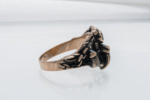 Motobike Ring Bronze Biker Jewelry - vikingworkshop